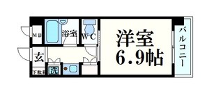 摂津本山駅 徒歩3分 3階の物件間取画像